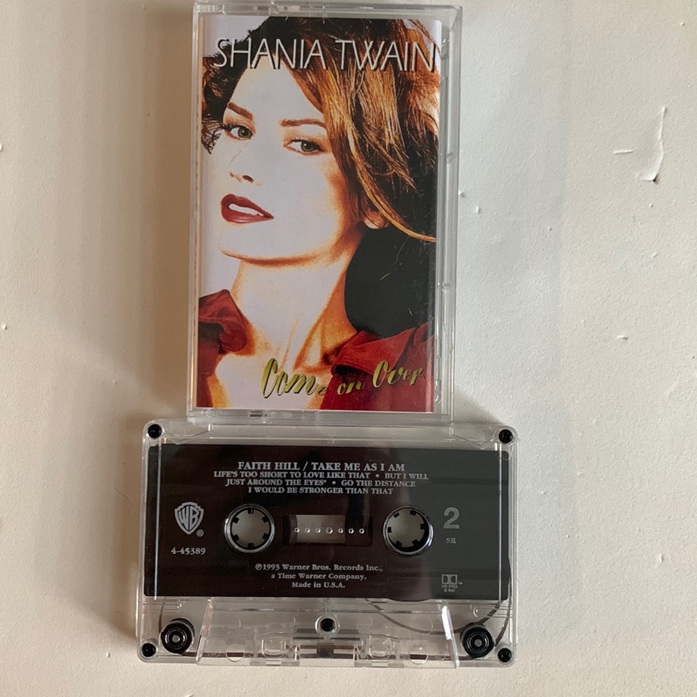 Shania Twain Come on Over & Faith Hill Take me as I am Cassette Tape